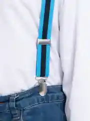 Синий подтяжки детские