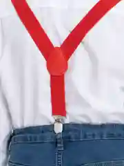 Красный детские подтяжки