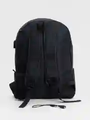 Черный школьный рюкзак для мальчика с USB