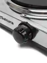 Плитка электрическая Sakura ПЭ-01H 1000Вт, 154 мм, 1 конф/диск, нерж. сталь