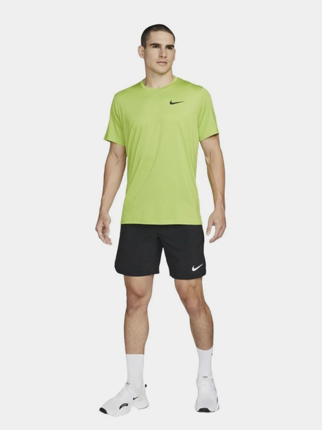 Зеленый футболка Nike Pro Dri-FIT мужская