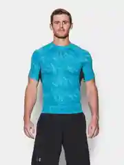 Голубой футболка компрессионная Under Armour мужская