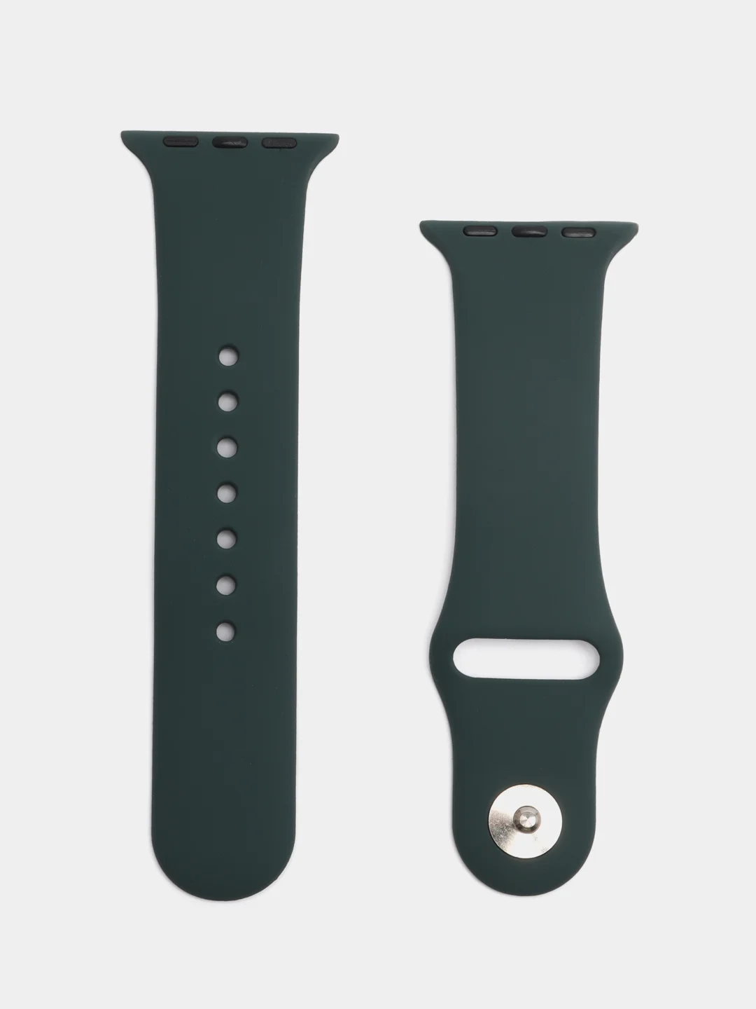 Тёмно-зелёный силиконовый ремешок для Apple Watch