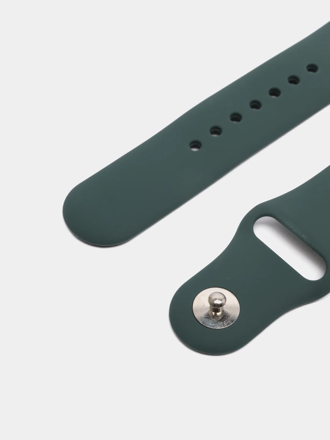 Тёмно-зелёный силиконовый ремешок для Apple Watch