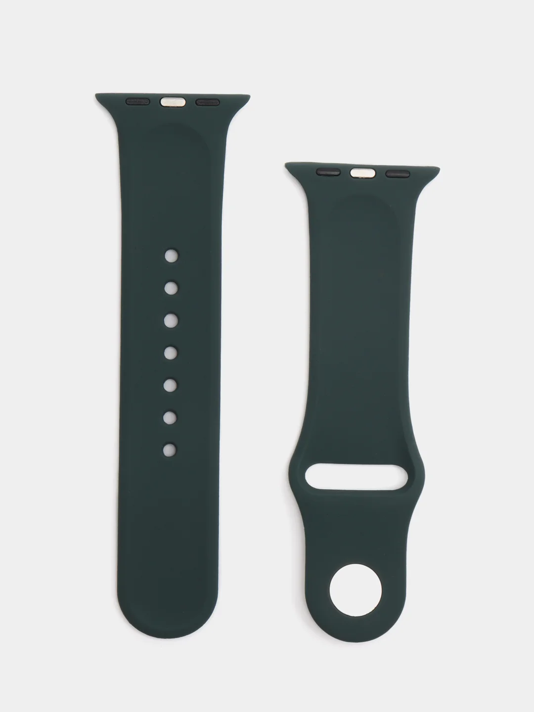Тёмно-зелёный силиконовый ремешок для Apple Watch