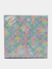 Салфетки бумажные, трехслойные, Русалка - 3, 33*33 см, 20 шт