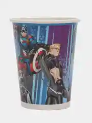 Marvel. Набор бумажных стаканов, синий лого, 6 шт*250 мл