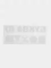 Белый термонаклейка/термотрансферная наклейка/принт на одежду/футболку/худи/буква ю