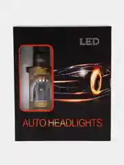 Белый мини Линзы Bi Led H4 (2 шт) автомобильные светодиодные лампы 12- 24V