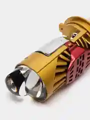 Белый мини Линзы Bi Led H4 (2 шт) автомобильные светодиодные лампы 12- 24V