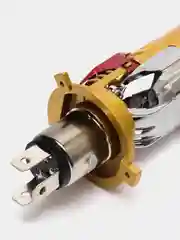 Белый мини Линзы Bi Led H4 (2 шт) автомобильные светодиодные лампы 12- 24V