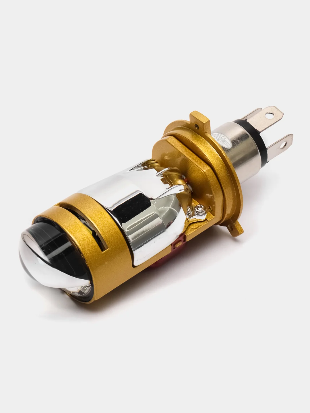 Белый мини Линзы Bi Led H4 (2 шт) автомобильные светодиодные лампы 12- 24V