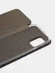 Черный чехол-книжка для Xiaomi Mi 10 lite / Mi 10lite / Сяоми Ми 10 лайт / Сяоми Ми 10лайт