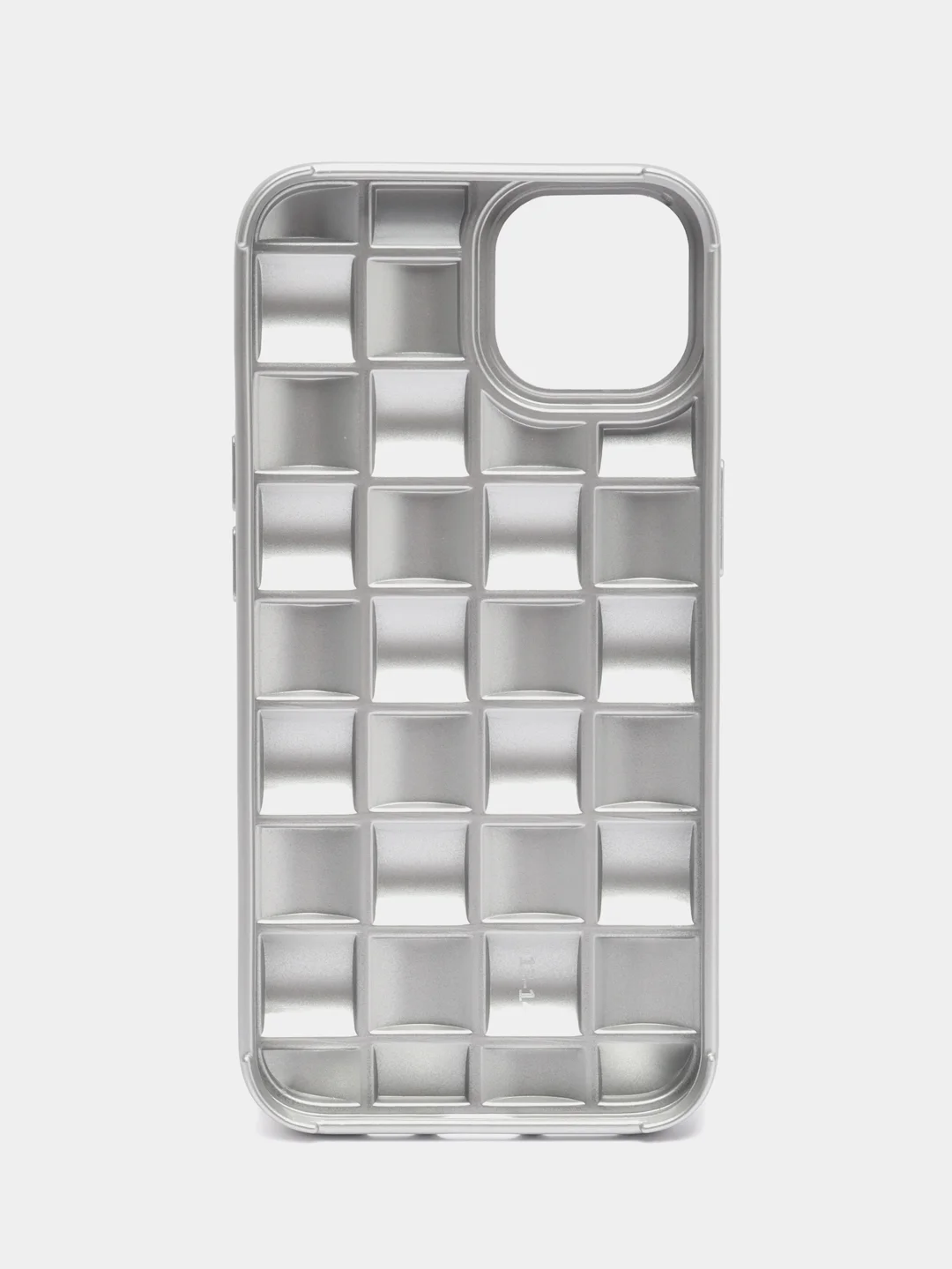 Серый металлик чехол для iPhone 14, 13, 12, 11, Pro, Max, Mini, Plus, 7, 8, SE 2