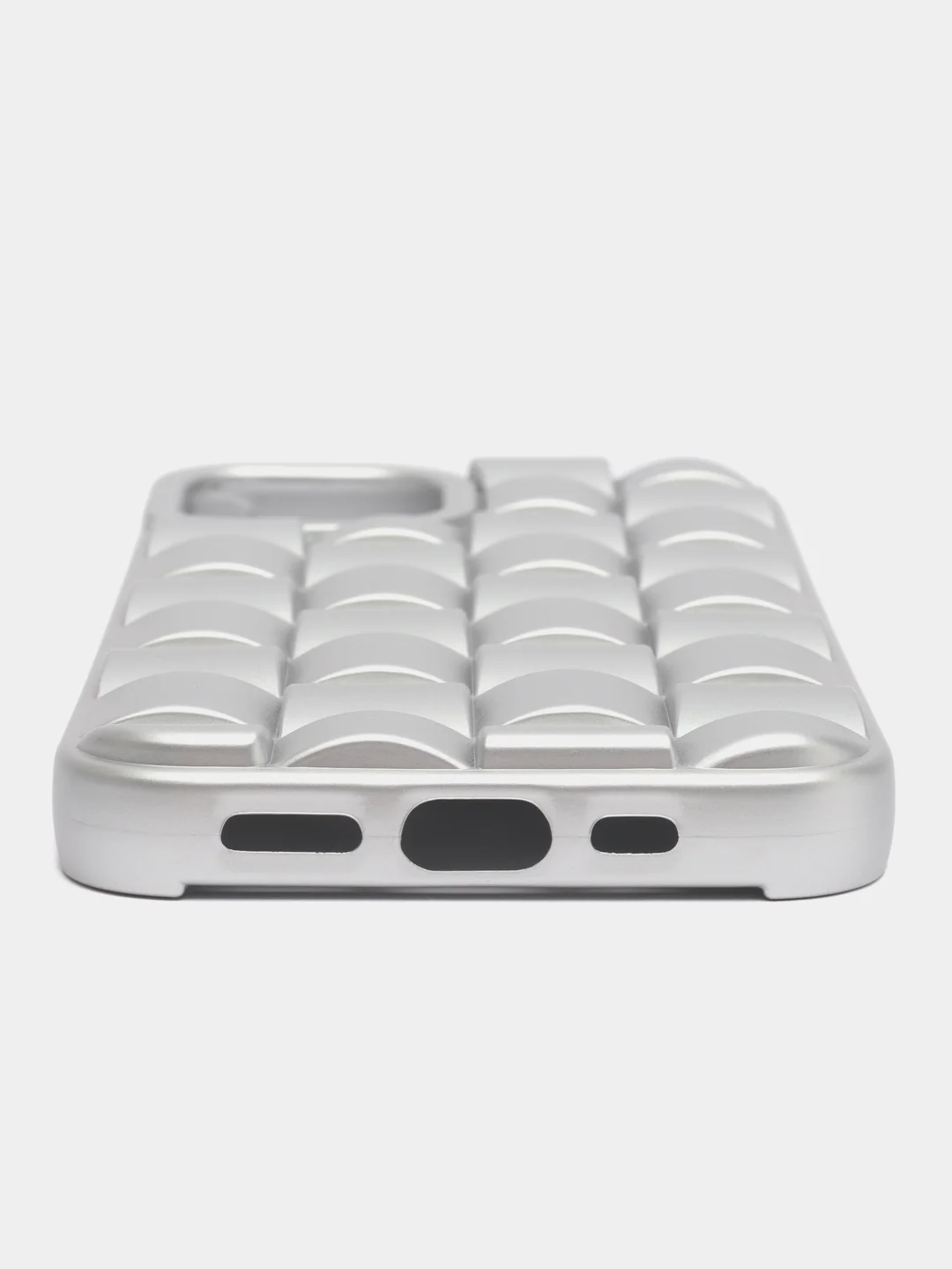 Серый металлик чехол для iPhone 14, 13, 12, 11, Pro, Max, Mini, Plus, 7, 8, SE 2