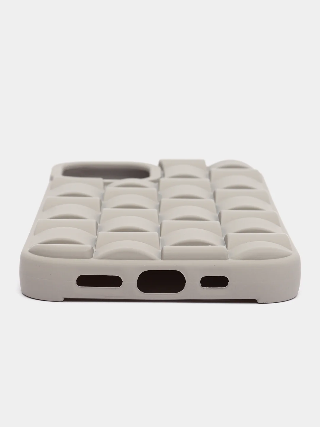 Серый меланж чехол для iPhone 14, 13, 12, 11, Pro, Max, Mini, Plus, 7, 8, SE 2