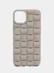 Серый меланж чехол для iPhone 14, 13, 12, 11, Pro, Max, Mini, Plus, 7, 8, SE 2