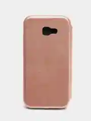 Розовый чехол-книжка для Samsung Galaxy A5 2017/A520 (Самсунг Галакси А5 2017/SM-A520F)