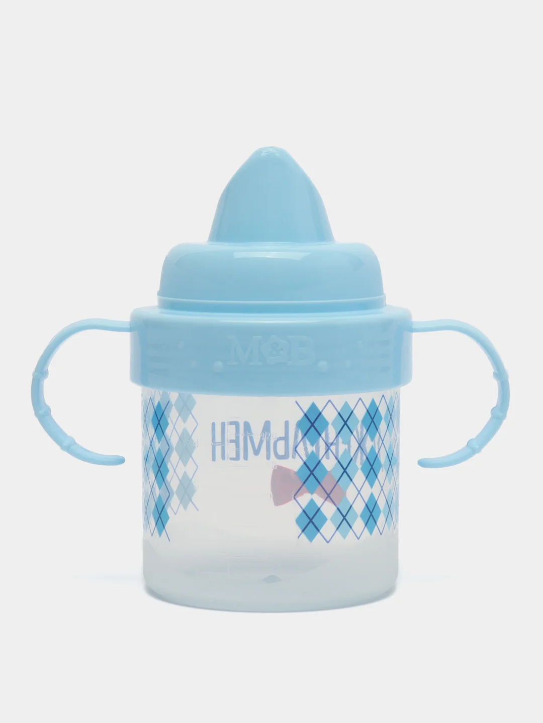 Лазурный поильник детский Mum&Baby Basic, c твердым носиком, 150 мл