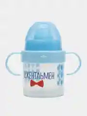 Лазурный поильник детский Mum&Baby Basic, c твердым носиком, 150 мл