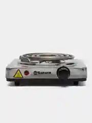 Плитка электрическая Sakura ПЭ-08H, нержавеющая сталь, 1500 Вт, 145 мм, 1 конфорка-спираль