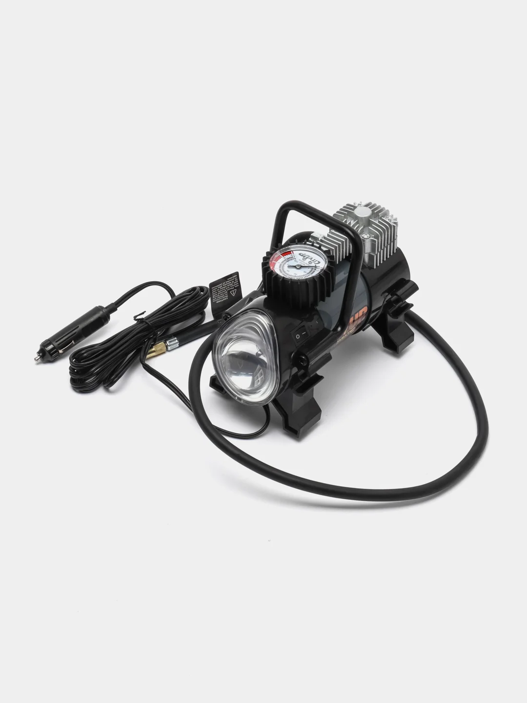 Автомобильный компрессор CityUP AС-587 Master большой мощности 180W, с LED фонарем