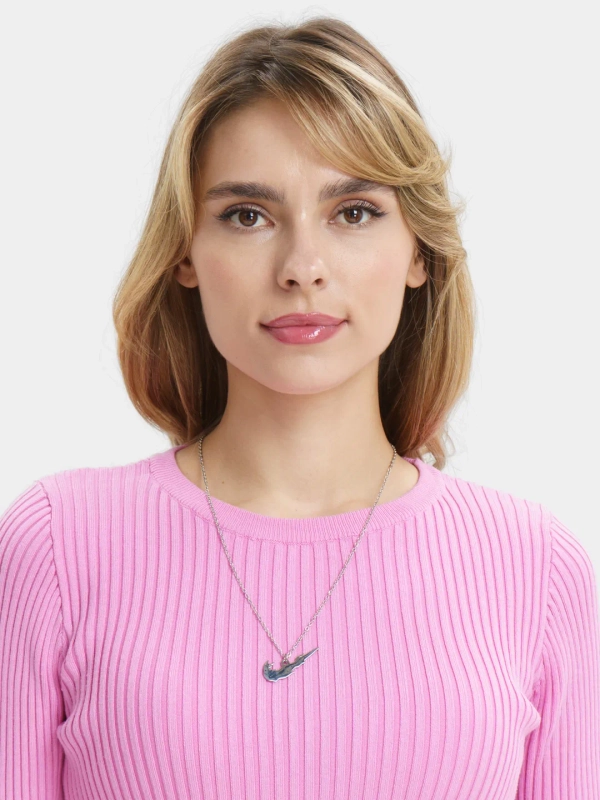Цепочка на шею "Пламя" с логотипом Nike (Найк), 60 см