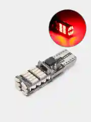 Красный габаритные светодиодные лампы T10 W5W 26SMD и T15 W16W на огни на габаритки и задний ход