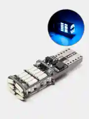 Синий габаритные светодиодные лампы T10 W5W 26SMD и T15 W16W на огни на габаритки и задний ход