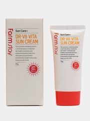 Солнцезащитный крем DR-V8 Vita Sun Cream SPF 50, без масел