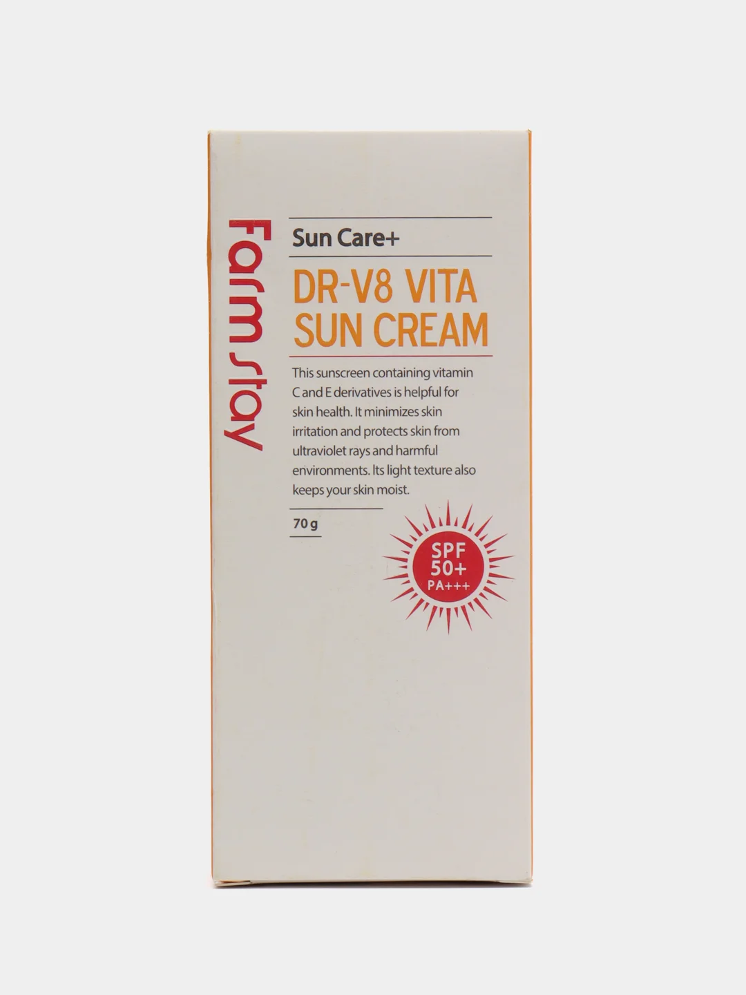 Кремовый солнцезащитный крем DR-V8 Vita Sun Cream SPF 50, без масел