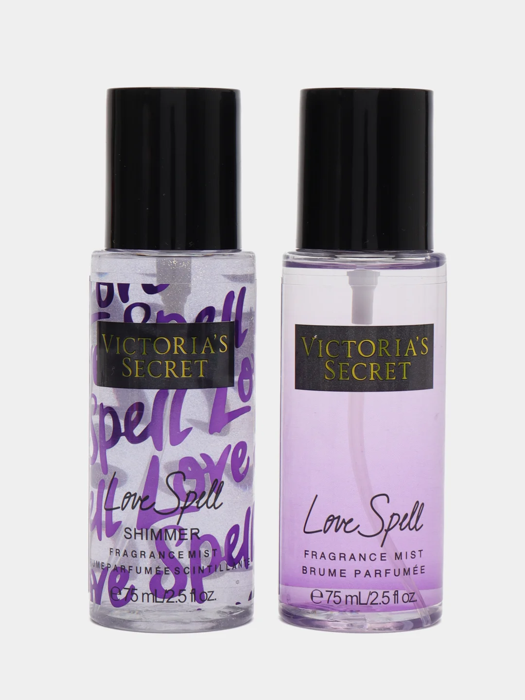 Фиолетовый ароматный Спрей для тела Victoria Secret с шиммером