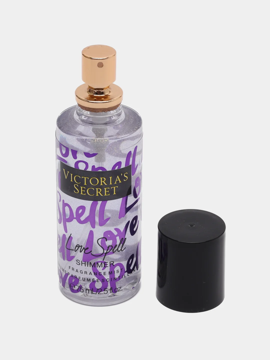 Фиолетовый ароматный Спрей для тела Victoria Secret с шиммером