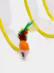 Лимонный тоннель для кошек, с игрушкой