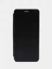 Черный чехол-книжка Xiaomi Redmi 10 (Сяоми Редми 10), экокожа
