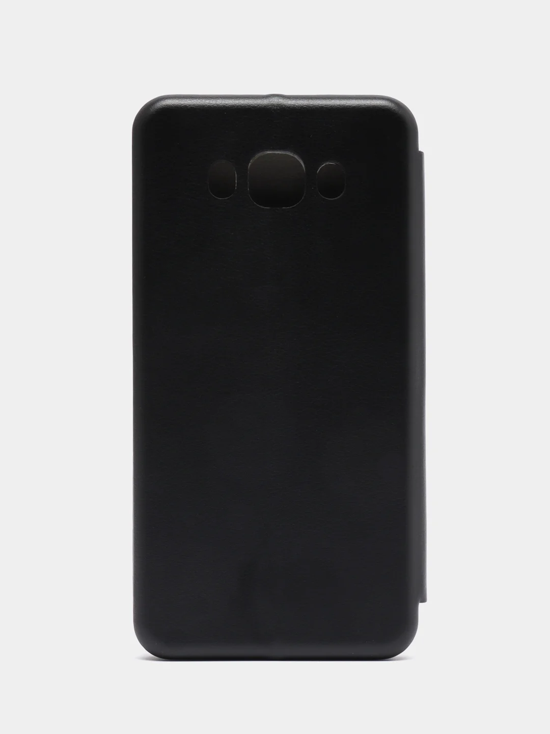 Черный чехол-книжка для Samsung Galaxy J 7 (2016), Samsung J7 (2016), Самсунг J 7 экокожа