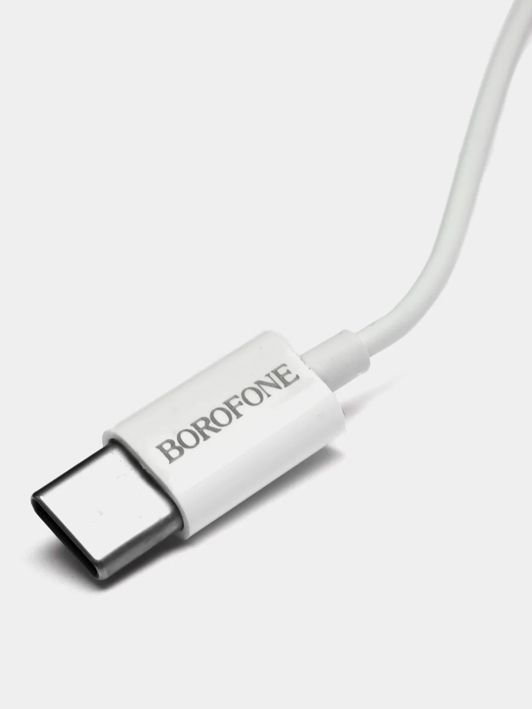 Белый проводные наушники BOROFONE BM27, с регулятором громкости, длина 1,2 м, Type-C