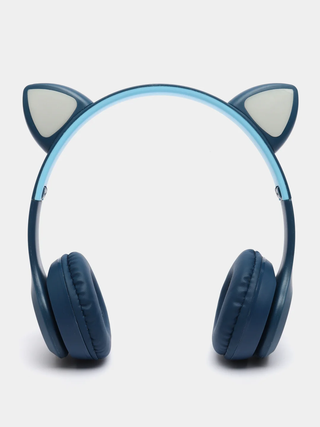 Темно-синий накладные Bluetooth-наушники More choice HW24kids, беспроводные наушники 200 мАч