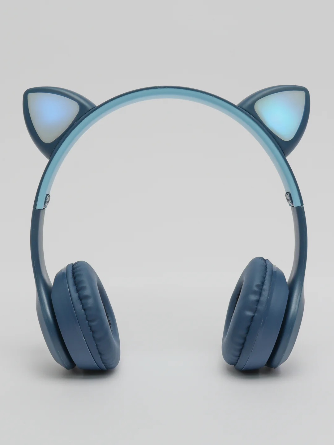 Темно-синий накладные Bluetooth-наушники More choice HW24kids, беспроводные наушники 200 мАч