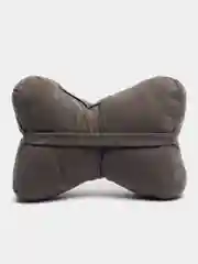 Тёмно-серый дополнительный подголовник МАТЕХ "КОСТОЧКА COMFORT", 38 х 25 х 10 см