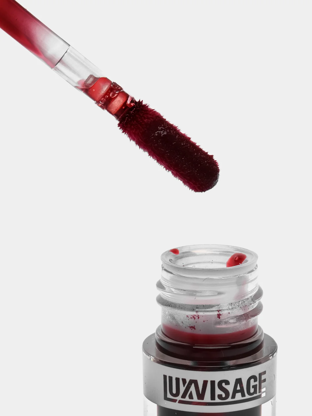 Багровый гель-тинт для губ с Luxvisage (Люксвизаж), Lip Tint Aqua Gel Hyaluron, тон 01-06