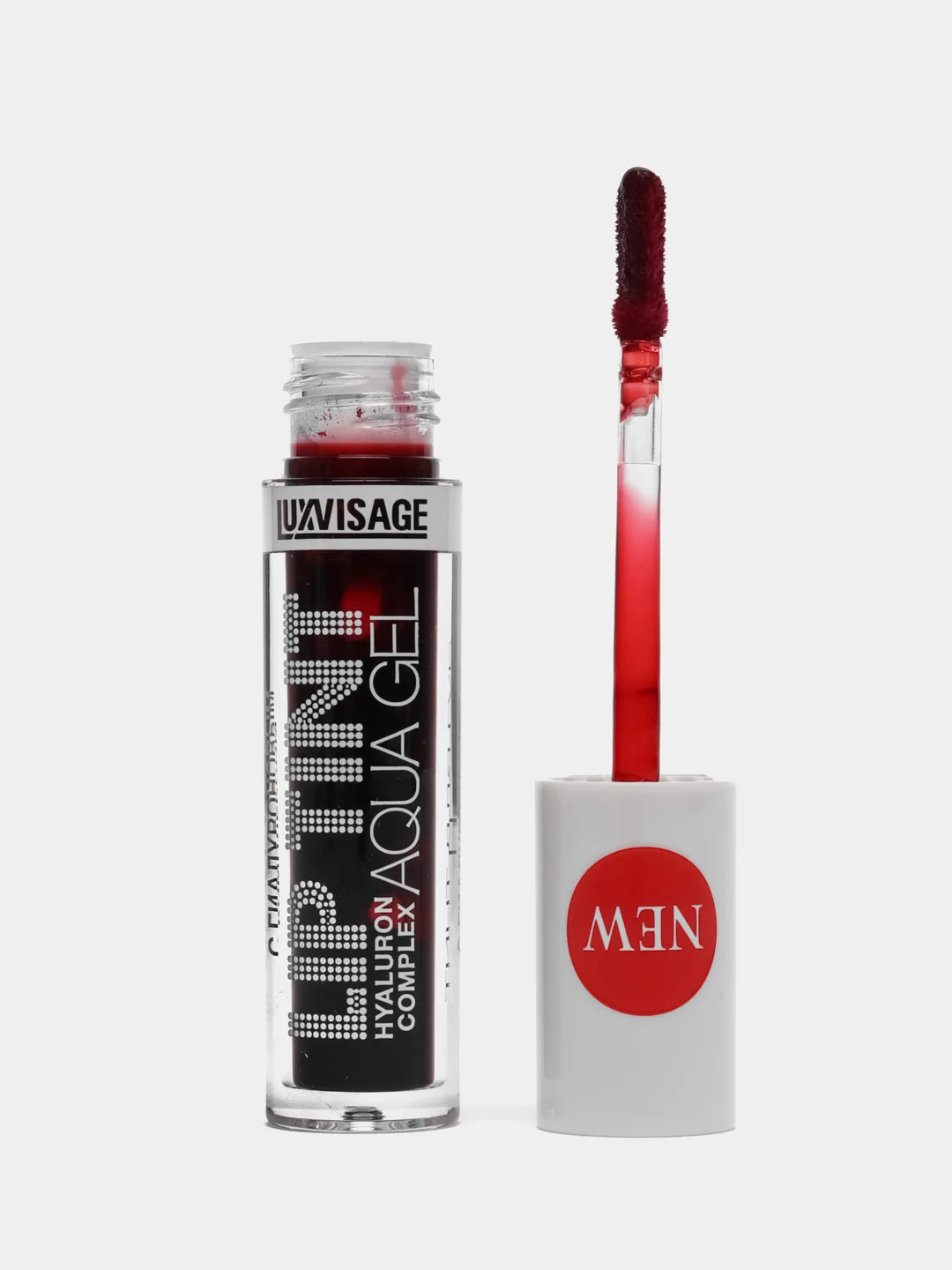 Багровый гель-тинт для губ с Luxvisage (Люксвизаж), Lip Tint Aqua Gel Hyaluron, тон 01-06