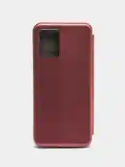 Багровый чехол-книжка для Vivo Y33s / Y21 2021 (Виво у33С / у21 2021)