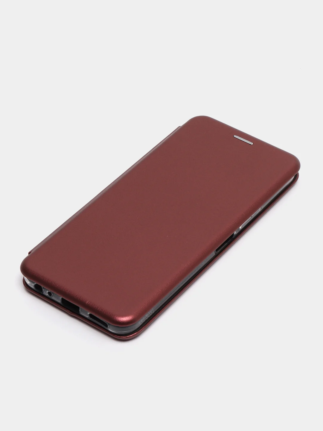 Багровый чехол-книжка для Vivo Y33s / Y21 2021 (Виво у33С / у21 2021)