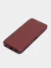 Багровый чехол-книжка для Vivo Y33s / Y21 2021 (Виво у33С / у21 2021)
