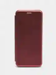 Багровый чехол-книжка для Vivo Y33s / Y21 2021 (Виво у33С / у21 2021)
