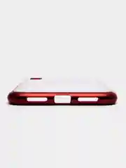 Красный чехол для IPhone XS Max магнитный с металической рамкой