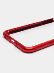 Красный чехол для IPhone XS Max магнитный с металической рамкой