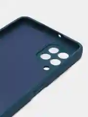 Пудровый накладка для Samsung A22/M32 силиконовая, усиленная, бархат
