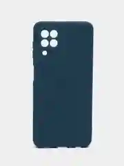Синий накладка для Samsung A22/M32 силиконовая, усиленная, бархат
